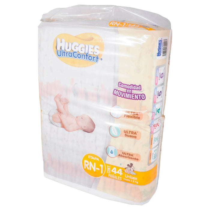 Pañal Huggies Ultra Confort Rn Etapa 1 Con 40 - WeCare Pharma