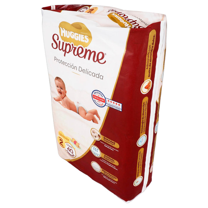 Pañal Huggies Supreme Unisex Etapa 2 Con 40 - WeCare Pharma