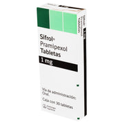 Sifrol 1Mg Con 30 Tabletas (Pramipexol) - WeCare Pharma