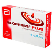 Blopress Plus 16Mg/12.5Mg Con 28 Tabletas (Candesartan/Hidroclorotiazida) - WeCare Pharma
