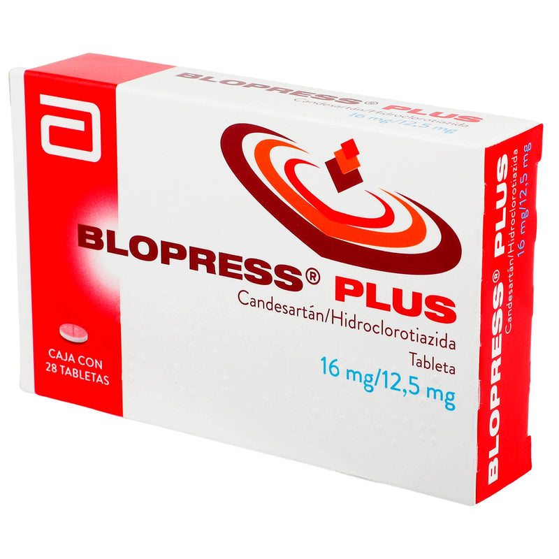 Blopress Plus 16Mg/12.5Mg Con 28 Tabletas (Candesartan/Hidroclorotiazida) - WeCare Pharma