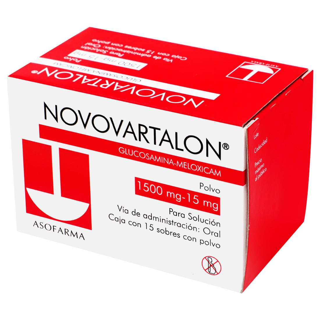 Novovartalon Sobre 1500Mg/15Mg Con 15 (Glucosamina/Meloxicam) 4 - 7501871721207