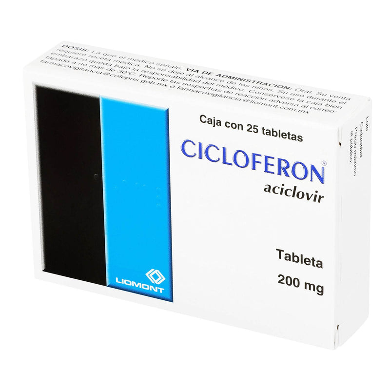 Cicloferon 200Mg Con 25 Tabletas (Aciclovir) - WeCare Pharma