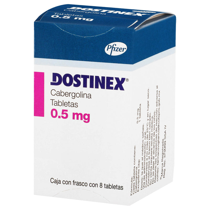 Dostinex 0.5Mg Con 8 Tabletas (Cabergolina) - WeCare Pharma