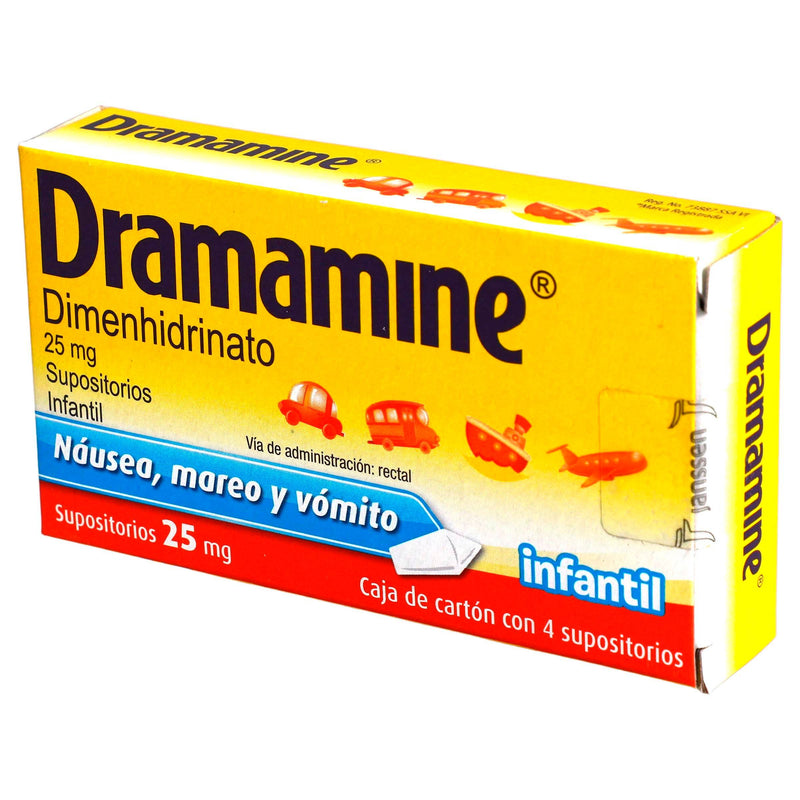 Dramamine Sup 25Mg Con 4 (Dimenhinidrato) - WeCare Pharma