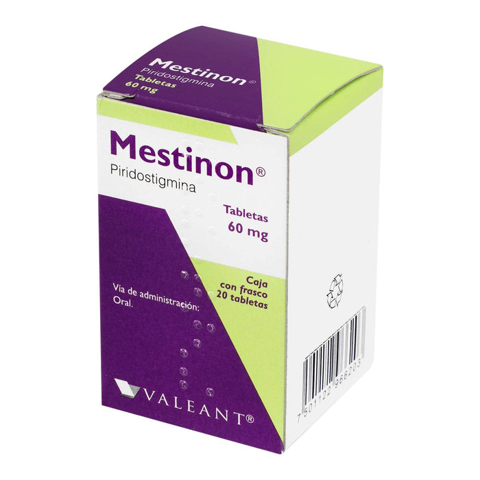 Mestinon 60Mg Con 20 Tabletas (Piridostigmina) - WeCare Pharma