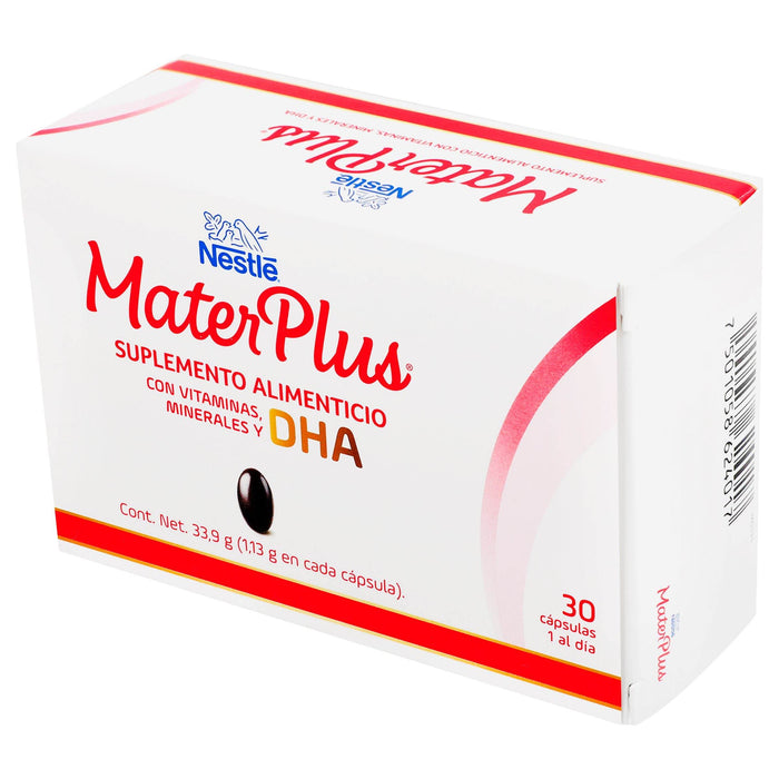 Mater Plus 1.13G Con 30 Capsulas (Vitaminas Y Minerales/Dha) - WeCare Pharma