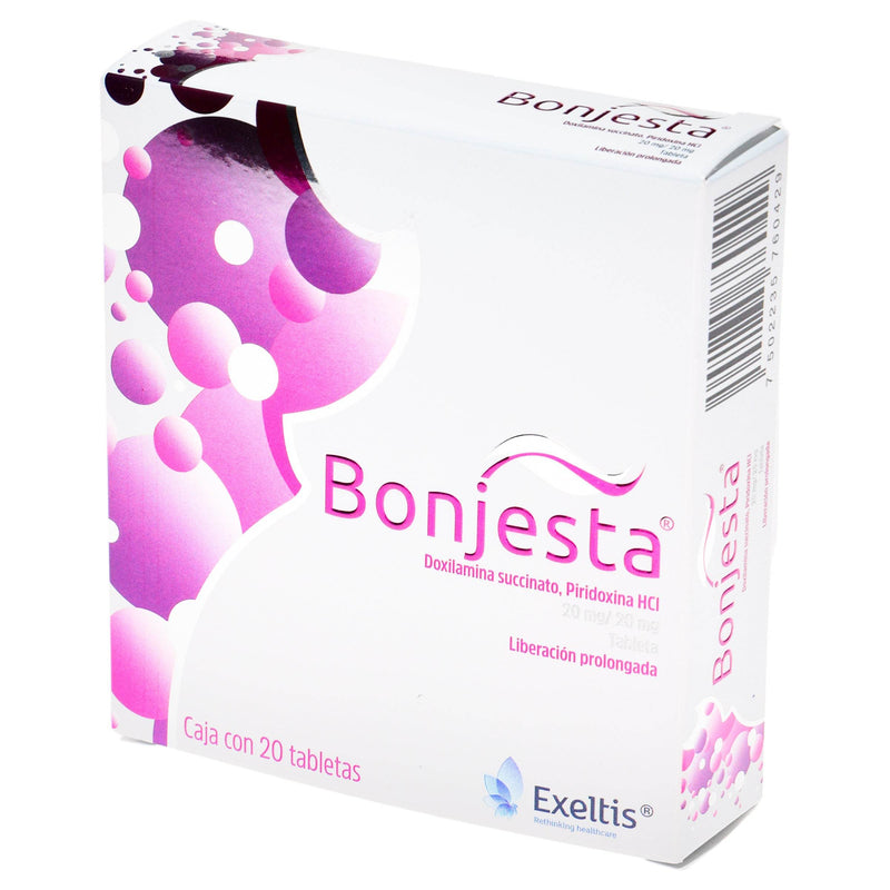 Bonjesta 20Mg/20Mg Con 20 Tabletas (Doxilamina Succinato/Piridoxina Hci) - WeCare Pharma