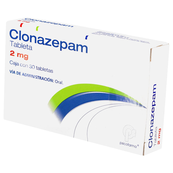 Clonazepam Tabletas 2Mg Con 30 Psicofarma - WeCare Pharma