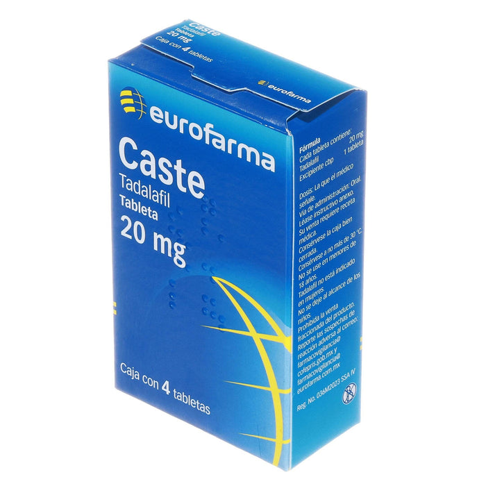 Caste (Tadalafil) Tabletas 20Mg Con 4 - WeCare Pharma