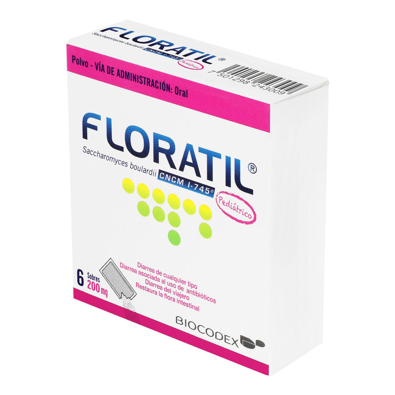 Floratil Sobres 200Mg Con 6 (Saccharomyces Boulardii) - WeCare Pharma