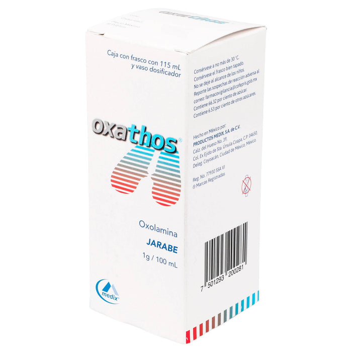 Oxathos Jarabe 1G/100Ml 115Ml (Oxolamina) - WeCare Pharma