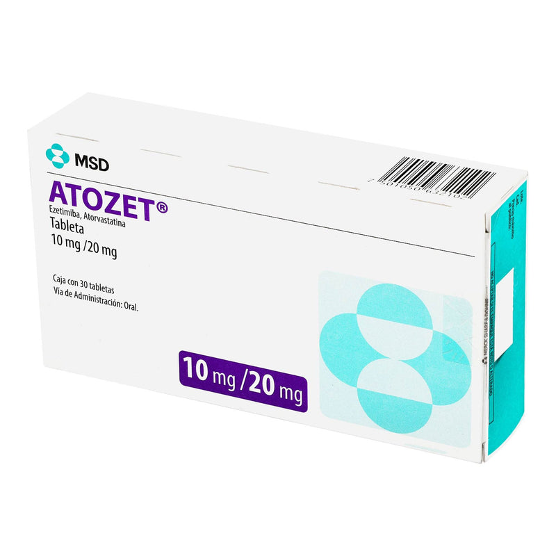Atozet 10Mg/20Mg Con 30 Tabletas (Ezetimiba/Atorvastatina) - WeCare Pharma
