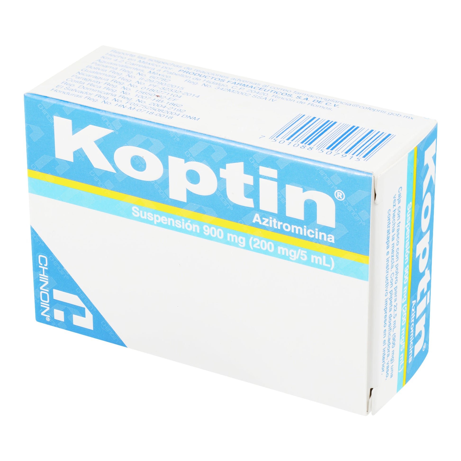 Koptin Suspensión 200Mg/5Ml 30Ml (Azitromicina) 3 - 7501088507915