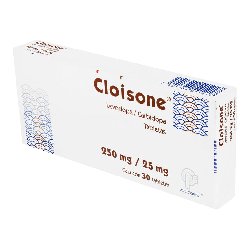 Cloisone 250Mg/25Mg Con 30 Tabletas (Levodopa/Carbidopa) - WeCare Pharma