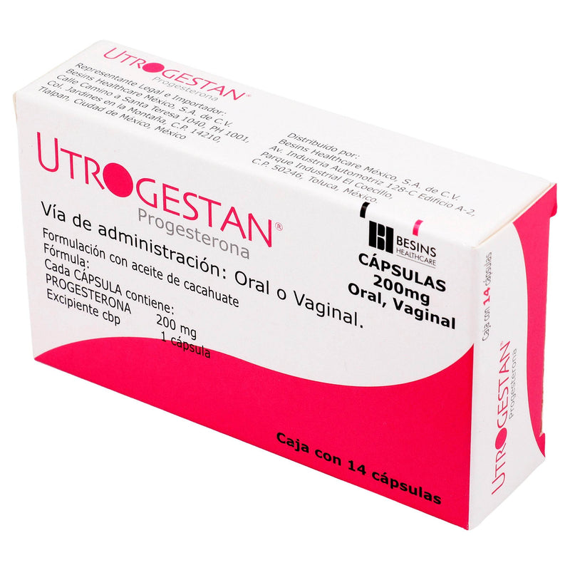 Utrogestan 200Mg Con 14 Capsulas (Progesterona) - WeCare Pharma