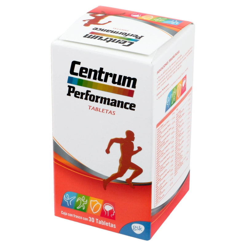 Centrum Performance Con 30 Tabletas (Multivitaminico/Complejo B/Ginkgo Biloba) - WeCare Pharma