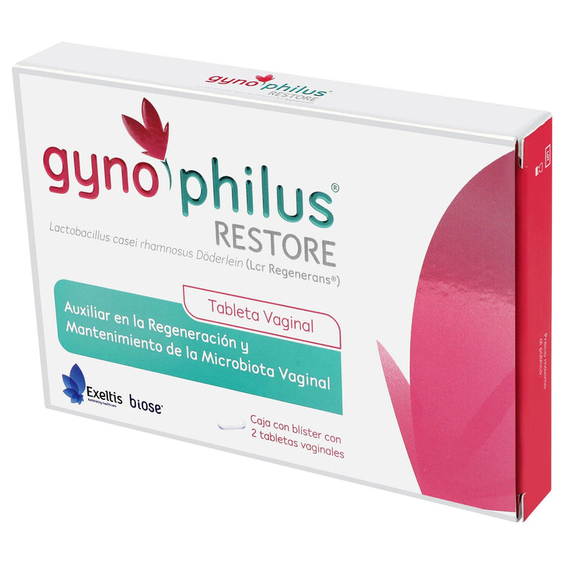 Gynophilus Restore Tabletas Vaginal Con 2 - WeCare Pharma