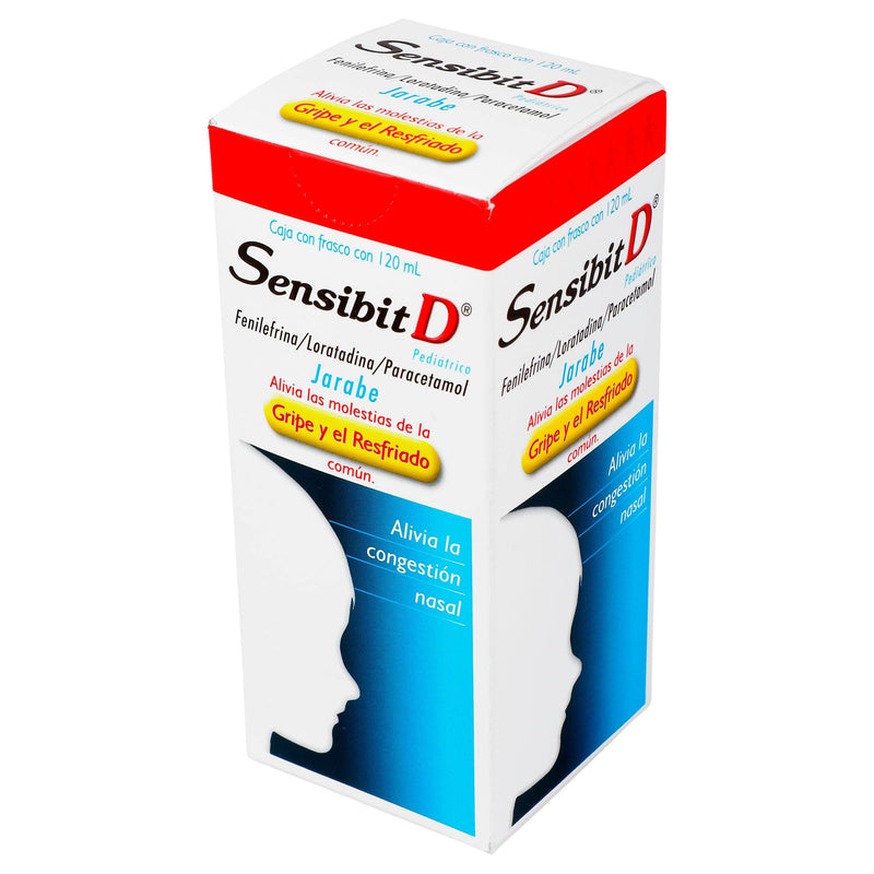 Sensibit D Nf Solución 33.33Mg/16.66Mg/3.3G 120Ml (Loratadina/Fenilefrina/Paracetamol) - WeCare Pharma