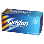 Saridon 500Mg/50Mg Con 100 Comprimidos (Paracetamol/Cafeina) - WeCare Pharma
