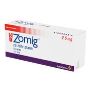 Zomig (Zomitriptilano) Tabletas 2.5Mg Con 2 - WeCare Pharma