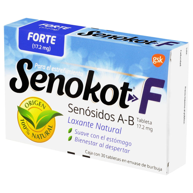 Senokot Forte 17.2Mg Con 30 Tabletas (Senosidos A-B) - WeCare Pharma