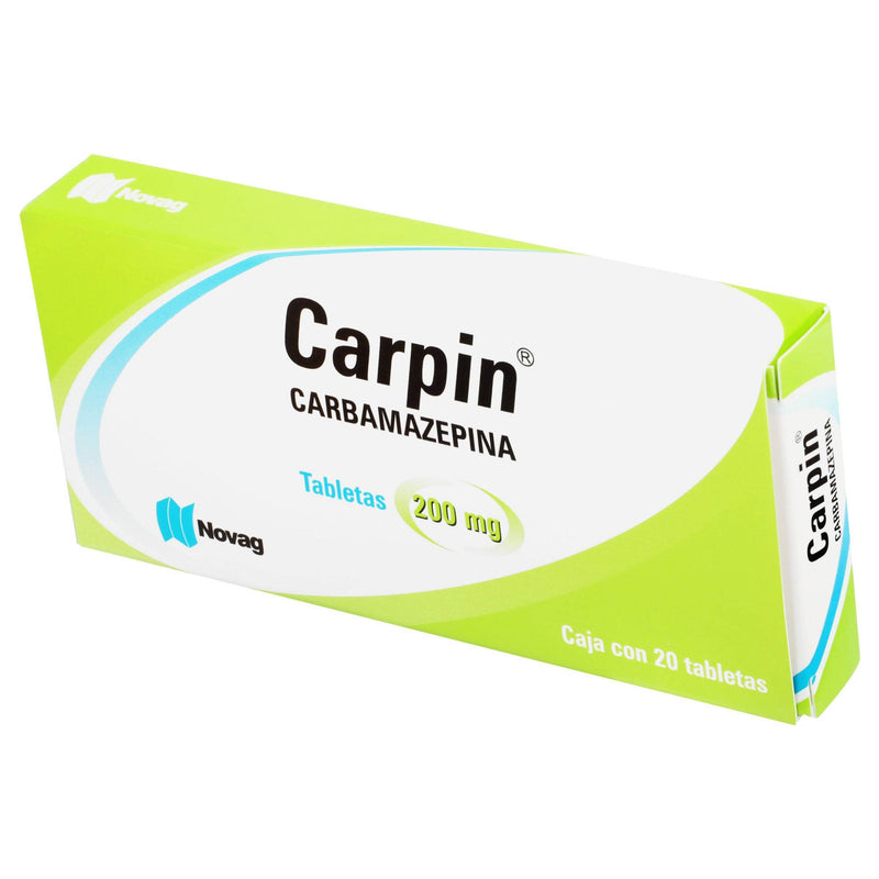 Carpin 200Mg Con 20 Tabletas (Carbamazepina) - WeCare Pharma
