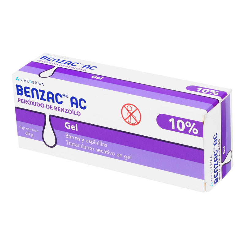 Benzac Ac Gel 10% 60G (Peroxido De Benzoilo) - WeCare Pharma