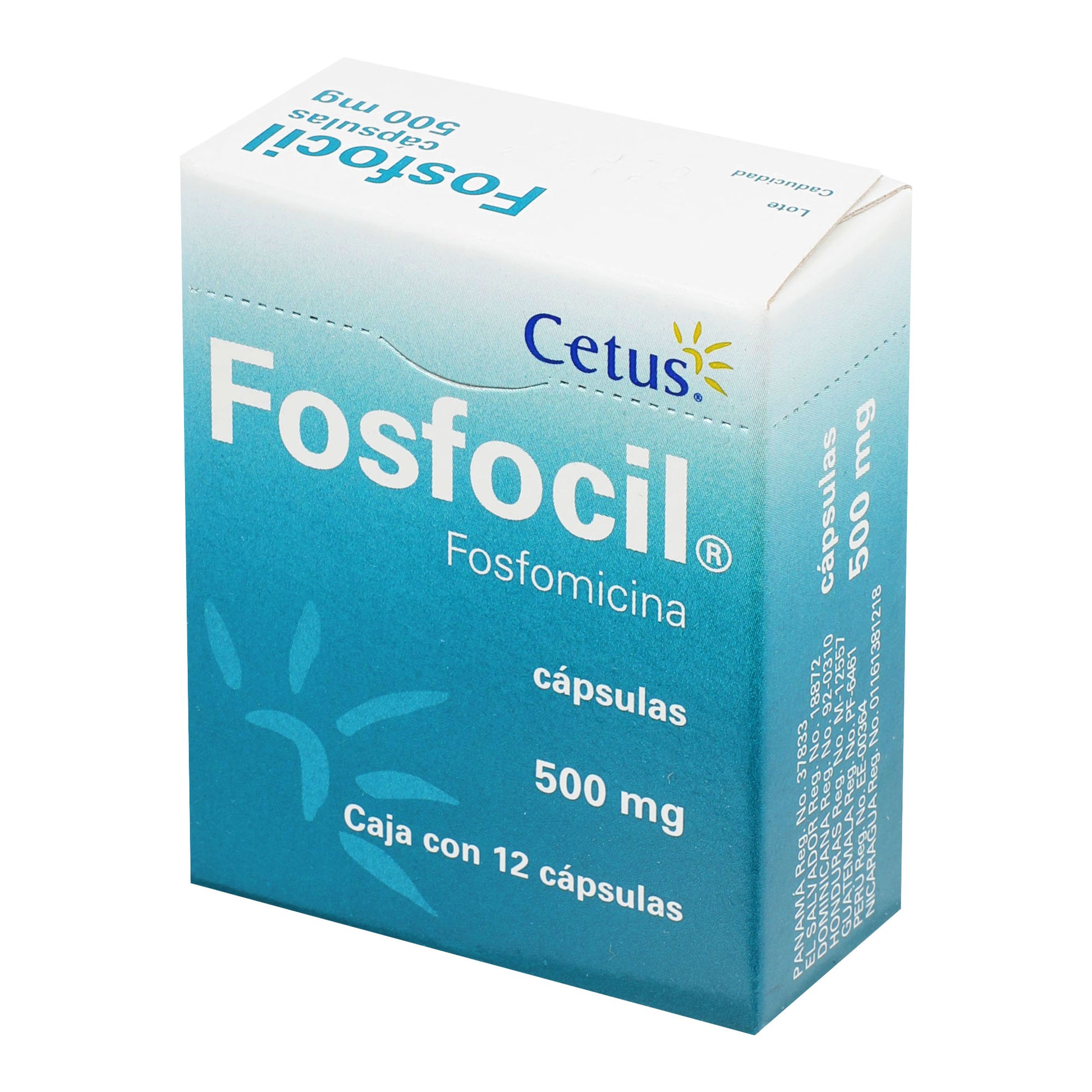 Fosfocil 500Mg Con 12 Capsulas (Fosfomicina) 3 - 7501314701766