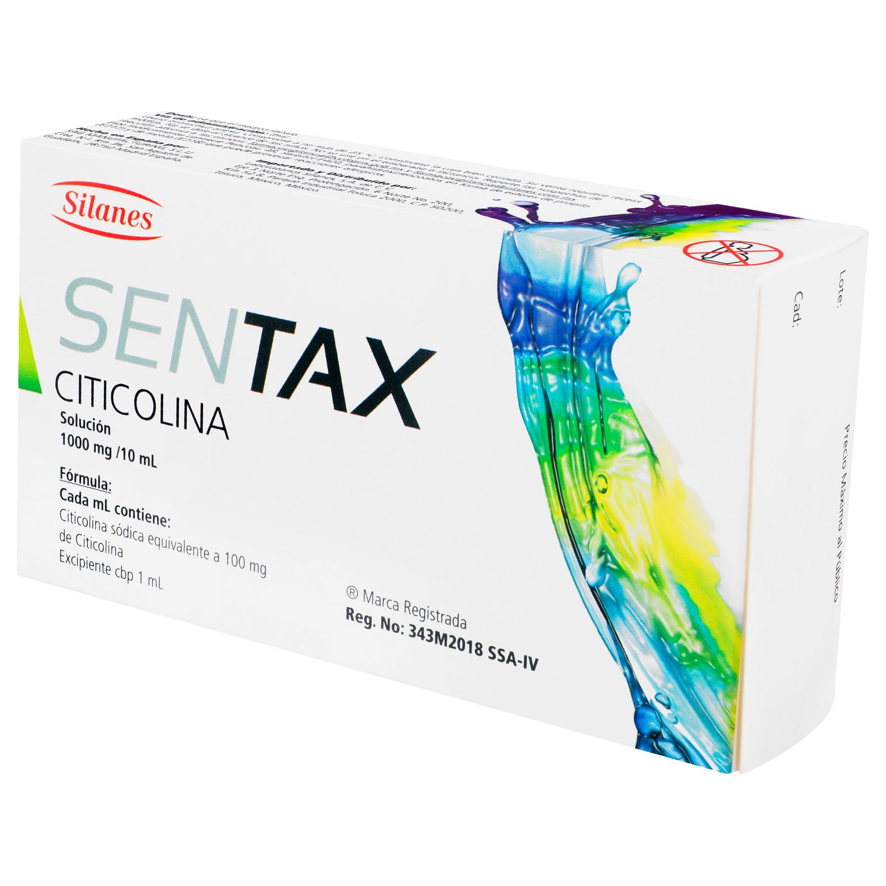 Sentax Sobres 1000Mg 10Ml Con 10 (Citicolina) 2 - 7501101602061