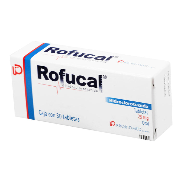 Rofucal 25Mg Con 30 Tabletas (Hidroclorotiazida) - WeCare Pharma