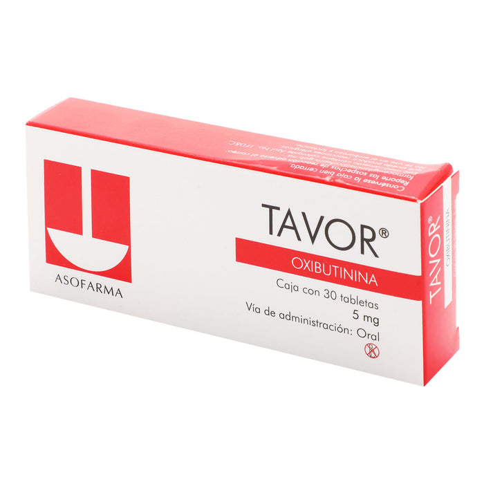 Tavor 5Mg Con 30 Tabletas (Oxibutinina) 3 - 7501871720507