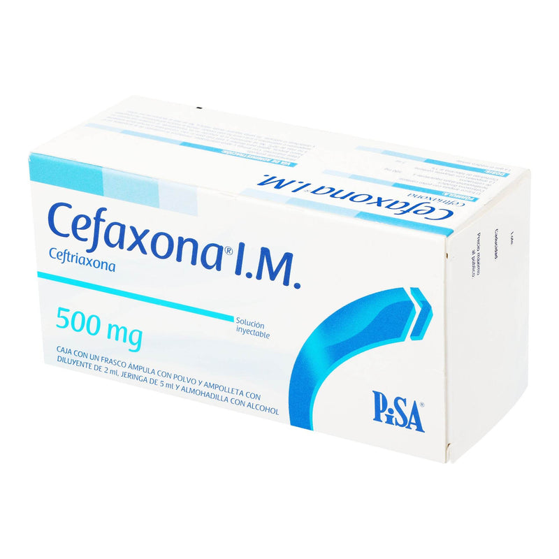 Cefaxona I 500Mg Con 1 Ampulas (Ceftriaxona) - WeCare Pharma