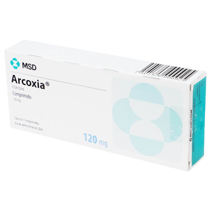 Arcoxia 120Mg Con 7 Comprimidos (Etoricoxib) - WeCare Pharma