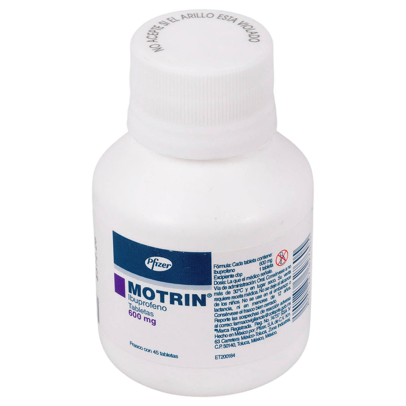 Motrin 600Mg Con 45 Tabletas (Ibuprofeno) - WeCare Pharma