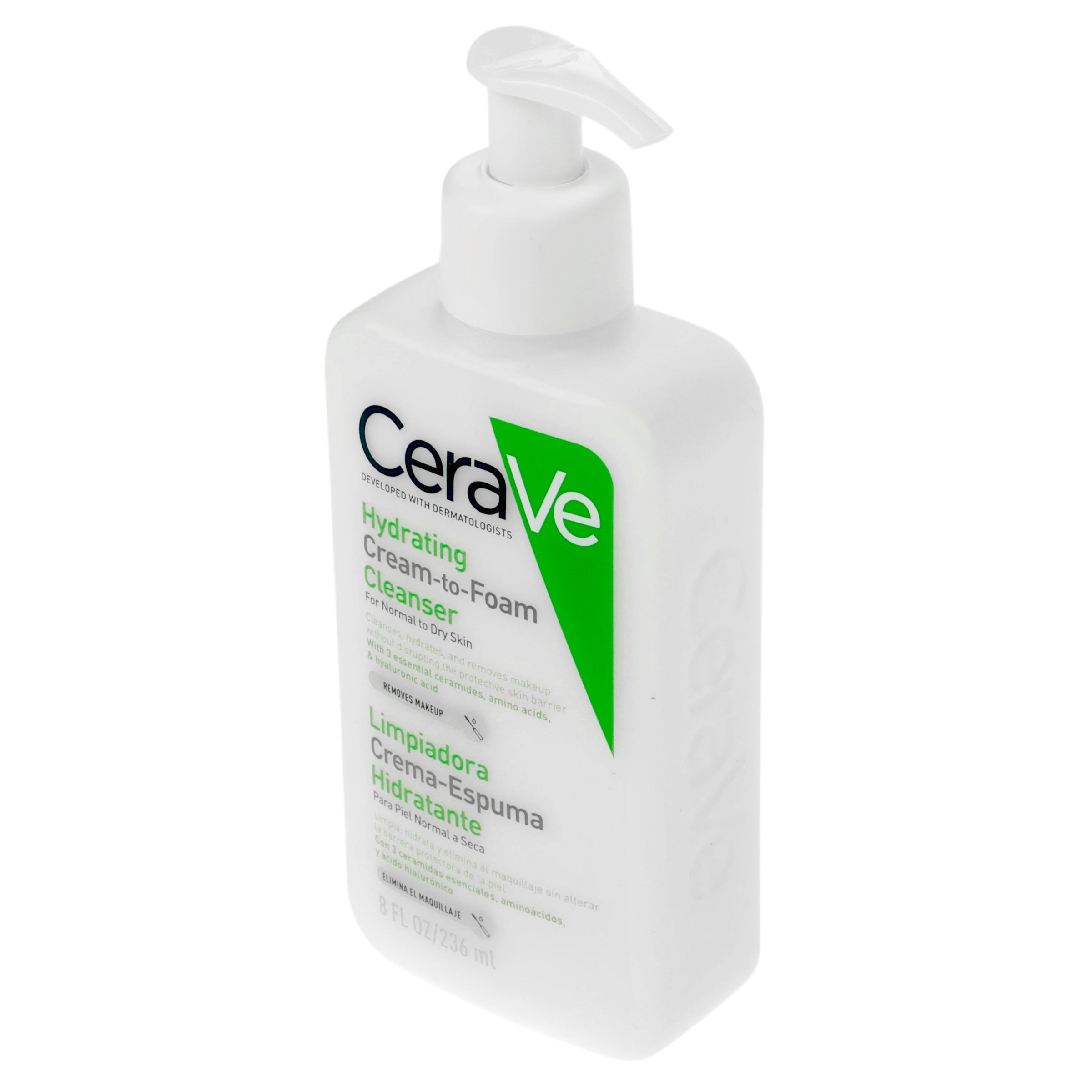 Cerave Crema Limpiadora Espumosa Hidratante 236Ml 4 - 3337875743563