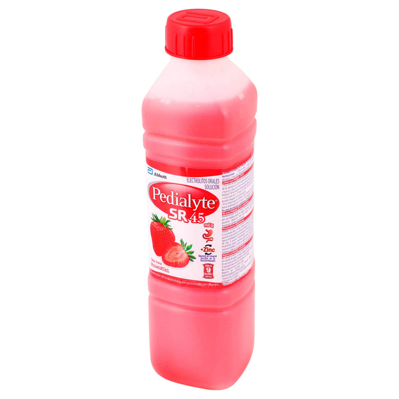 Pedialyte Sr45 Frasco 500Ml Fresa (Electrolitos Orales) - WeCare Pharma