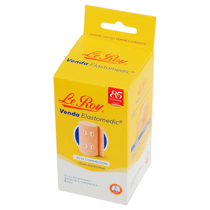 Venda Alta Compresión Elastomedic Leroy 10Cm - WeCare Pharma