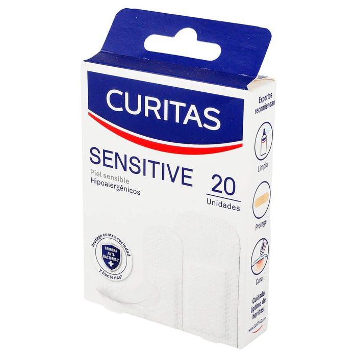 Curitas Adhesivas Sensitive Con 20 - WeCare Pharma