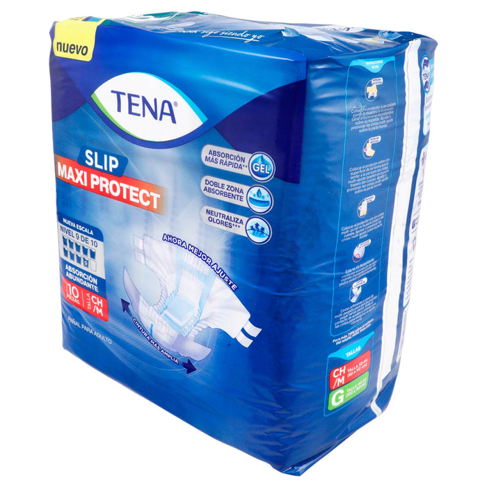 Pañal Tena Slip Mediano Con 10 - WeCare Pharma
