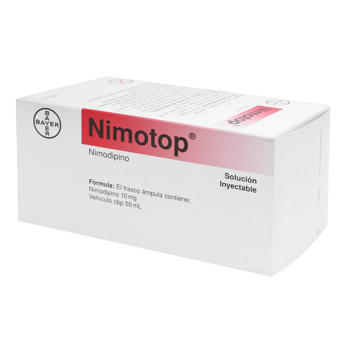Nimotop Frasco 10Mg/50Ml Con 1 Ampulas (Nimodipino) - WeCare Pharma
