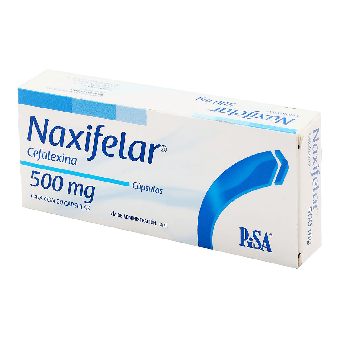 Naxifelar 500Mg Con 20 Capsulas (Cefalexina) 3 - 7501125126031