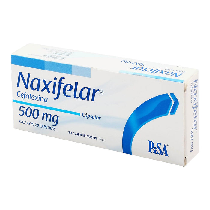 Naxifelar 500Mg Con 20 Capsulas (Cefalexina) - WeCare Pharma