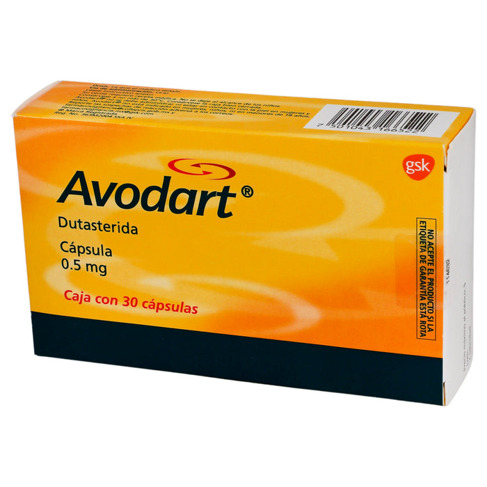 Avodart 0.5Mg Con 30 Capsulas (Dutasterida) 3 - 7501043166522