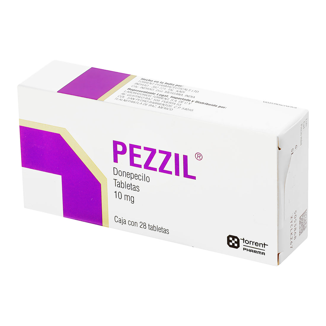 Pezzil 10 Mg Con 28 Tabletas (Donepecilo) 3 - 8903855053868