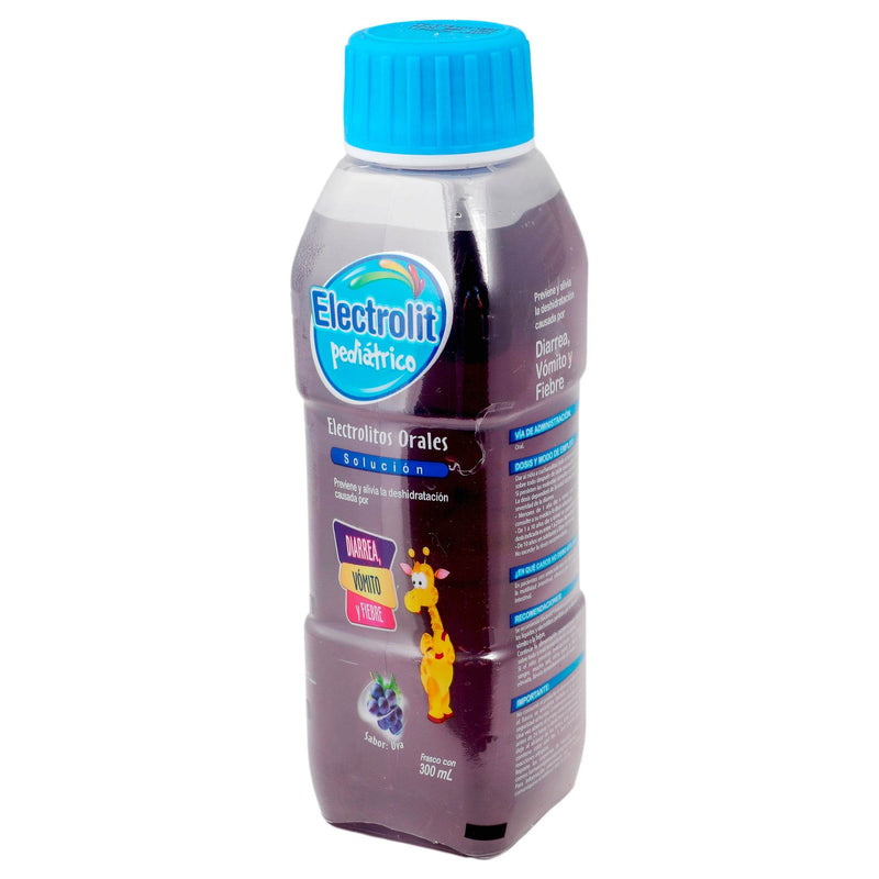 Electrolit Pediatrico Frasco 300Ml Uva (Electrolitos Orales) - WeCare Pharma