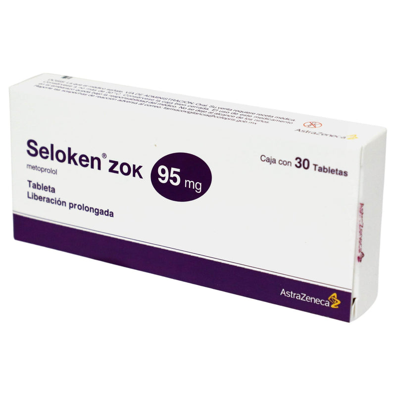Seloken Zok 95Mg Con 30 Tabletas (Metoprolol) - WeCare Pharma