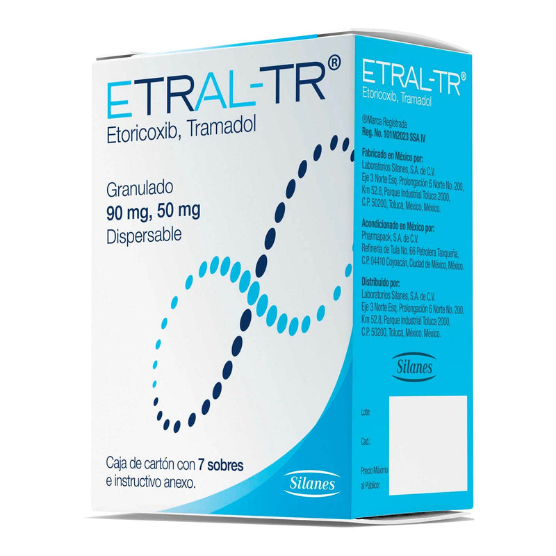 Etral-Tr Granulado 90Mg/50Mg Con 7 (Etoricoxib/Tramadol) - WeCare Pharma