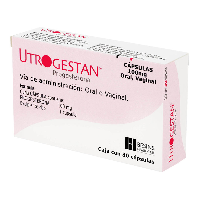 Utrogestan 100Mg Con 30 Capsulas (Progesterona) - WeCare Pharma