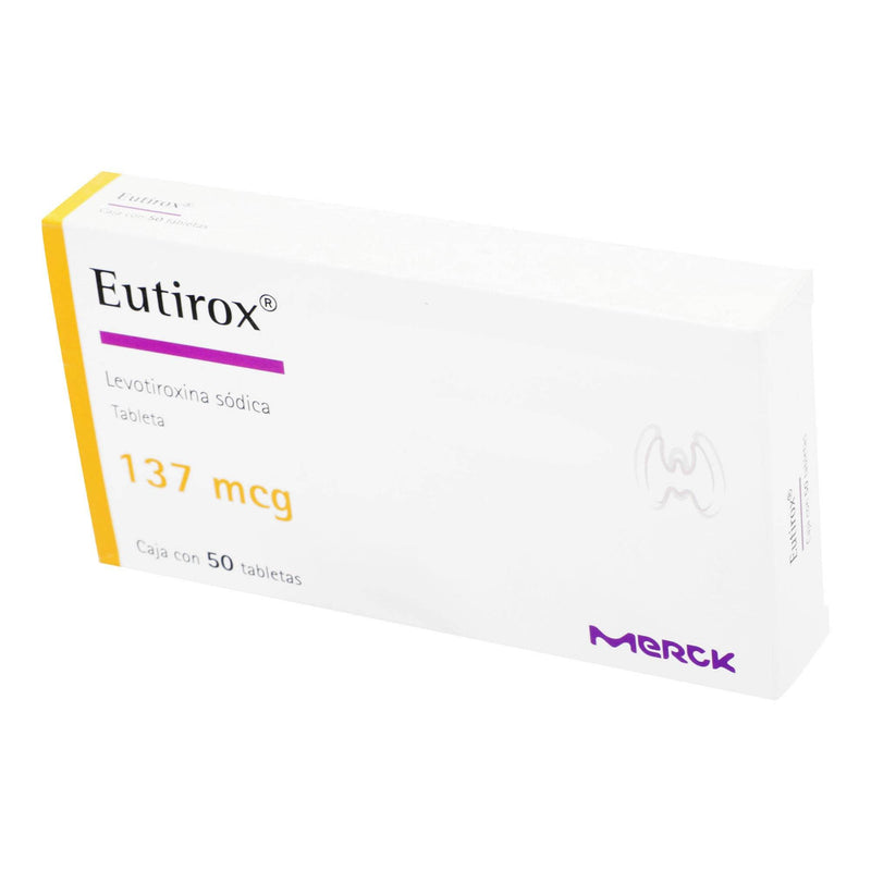 Eutirox 137Mcg Con 50 Tabletas (Levotiroxina Sodica) - WeCare Pharma